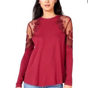 Free People Daniella Sheer-Shoulder Top